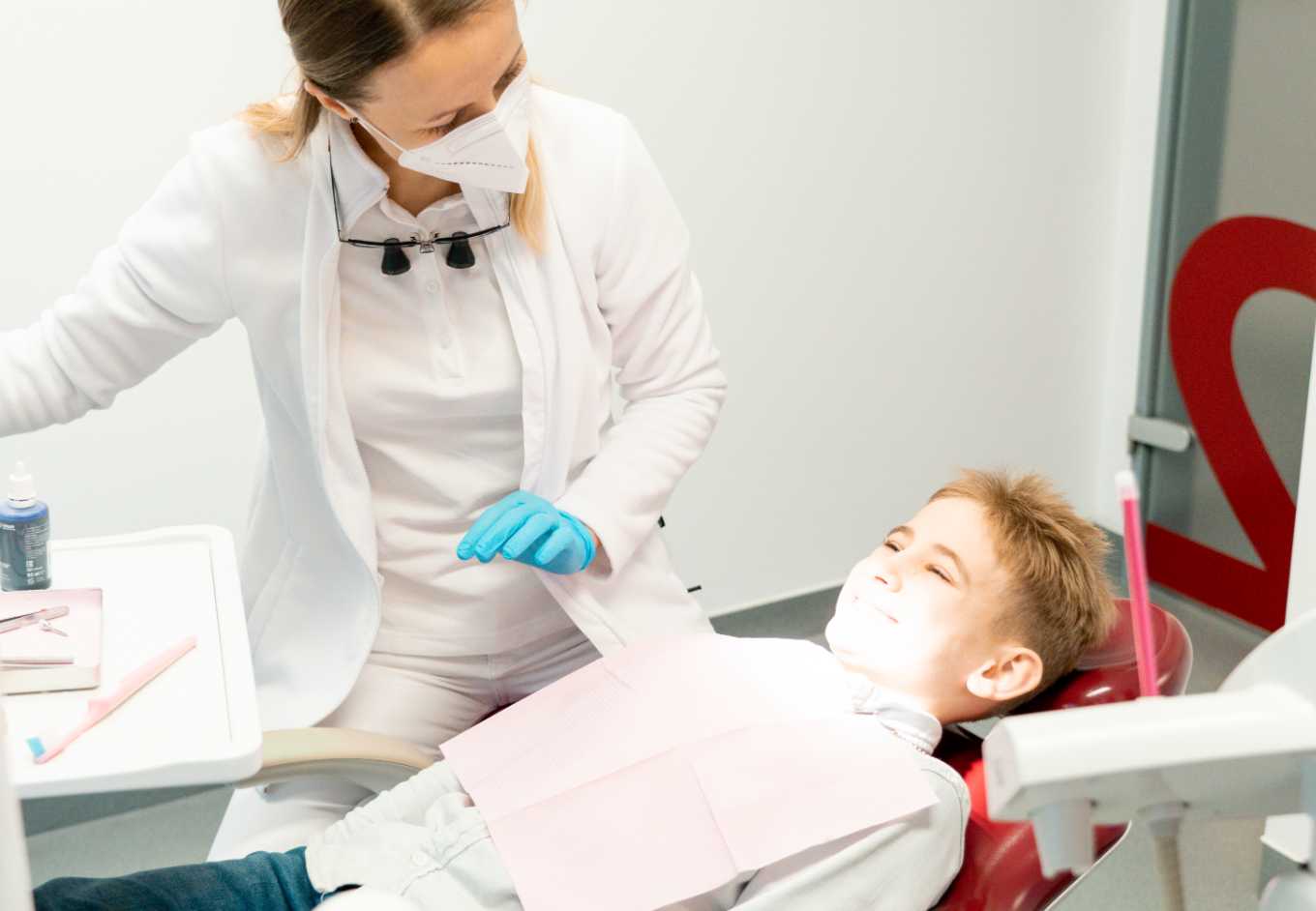 Treatment of milk teeth